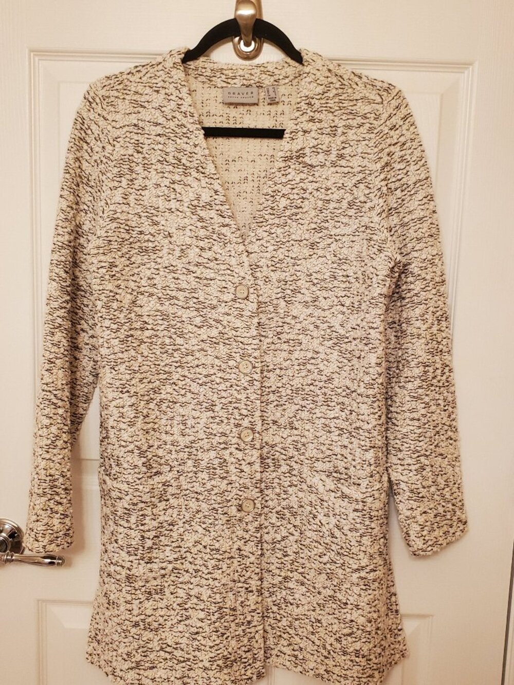 Susan Graver Boucle Sweater Coat